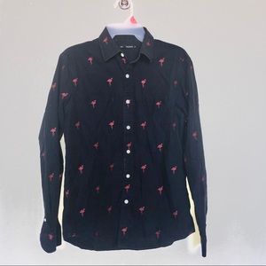 Vintage style bottom down shirts